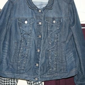 Plus Size Denim Jacket